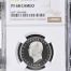 Greece 5 Drachmai 1965 NGC PF68 Cameo 0147107