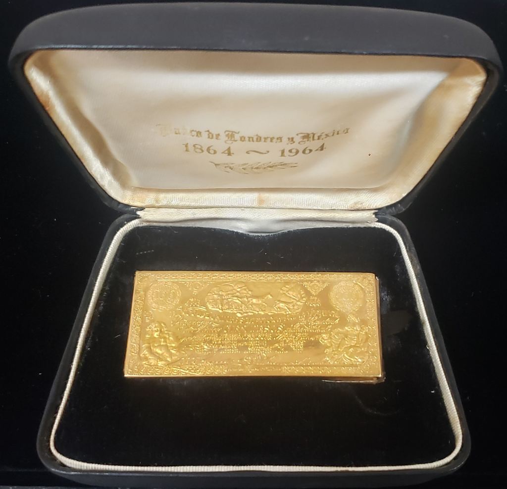 Modern Gold Banknote Gold Medal 1964 0146713