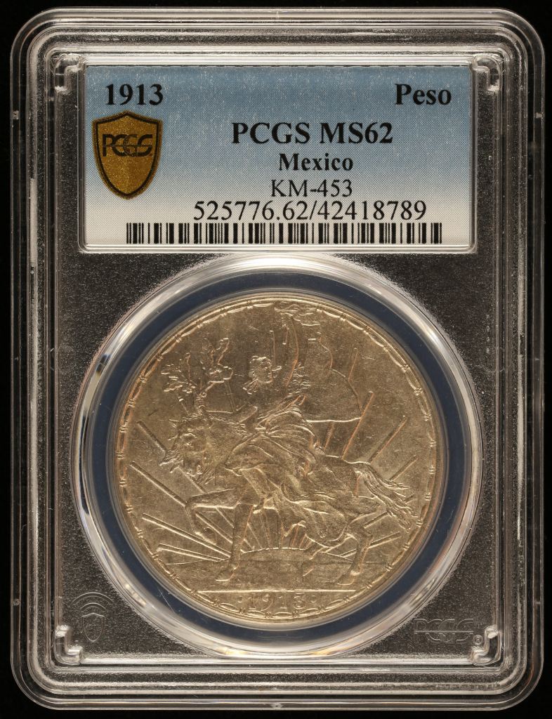 Modern Silver & Minors Peso 1913 KM-453 PCGS MS62 0146692