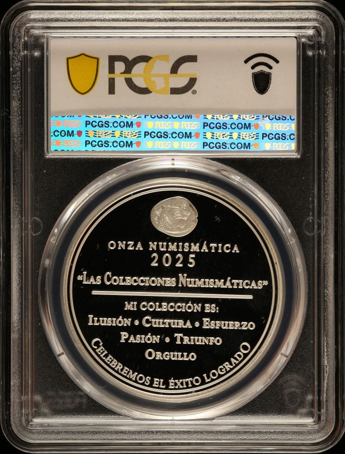 Medals & Tokens Onza Numismatica 2025 Silver Medal 2025 PCGS SP70 0146680Medals & Tokens Onza Numismatica 2025 Silver Medal 2025 PCGS SP70 0146680 - Image 2