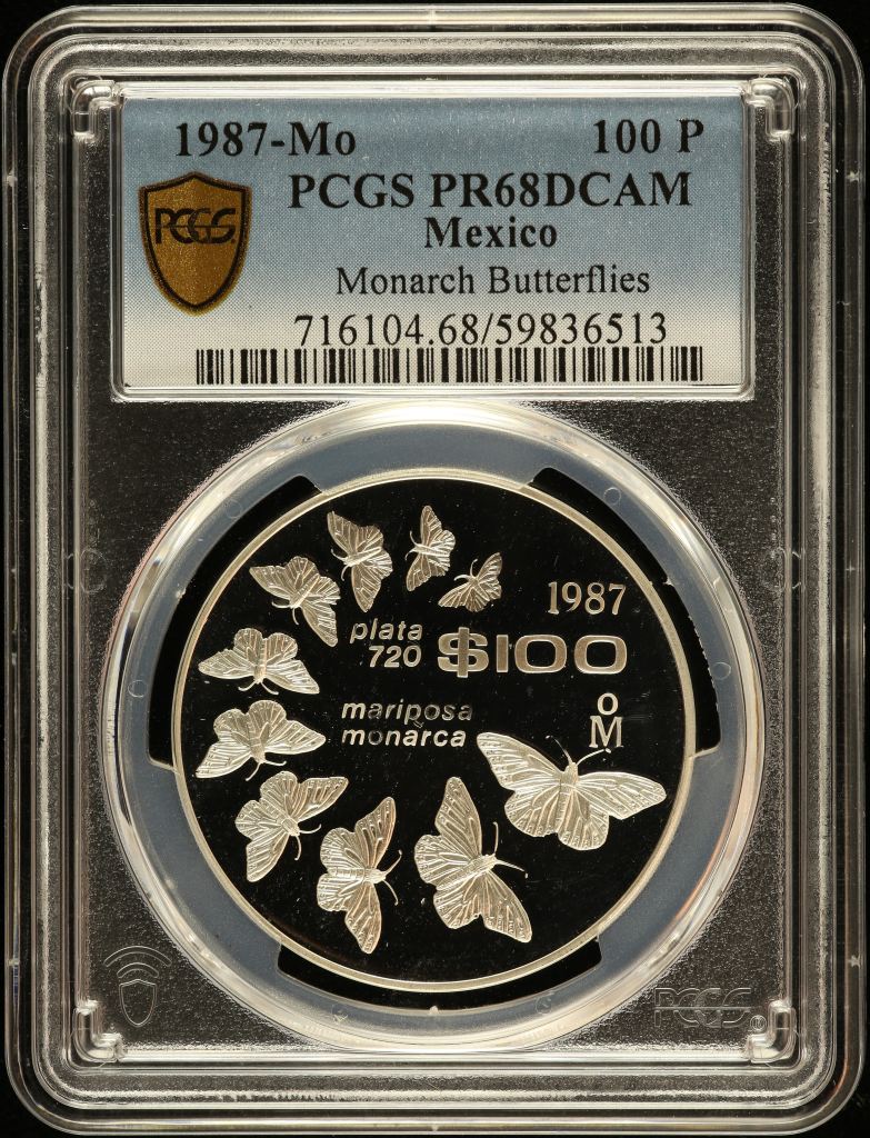 Modern Silver & Minors 100 Peso 1987 Mo PCGS PR68DCAM 0146757