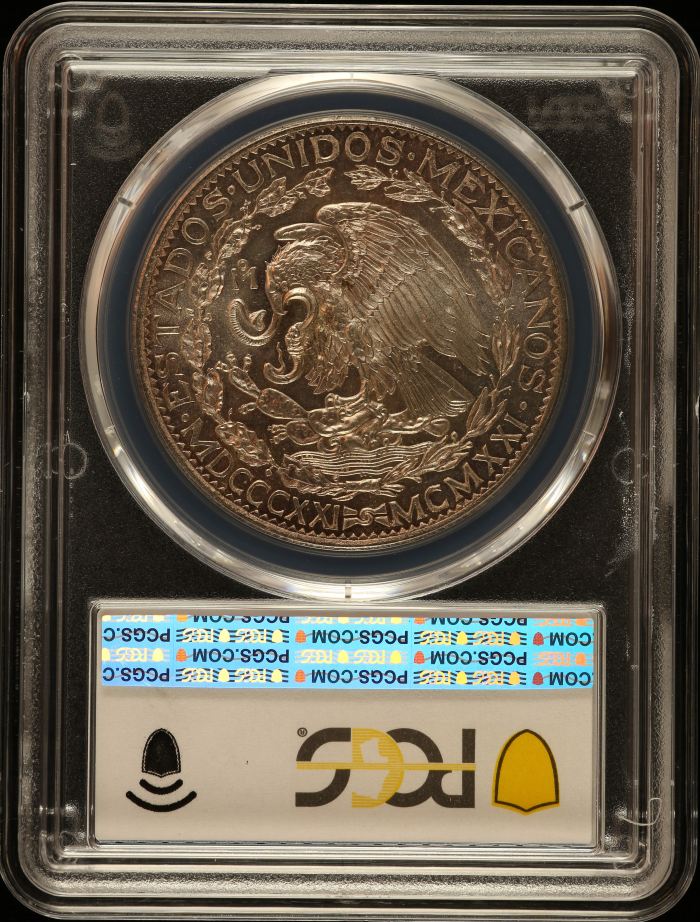 Modern Silver & Minors 2 Peso 1921 Mo PCGS MS64 KM-462 0146735Modern Silver & Minors 2 Peso 1921 Mo PCGS MS64 KM-462 0146735 - Image 2