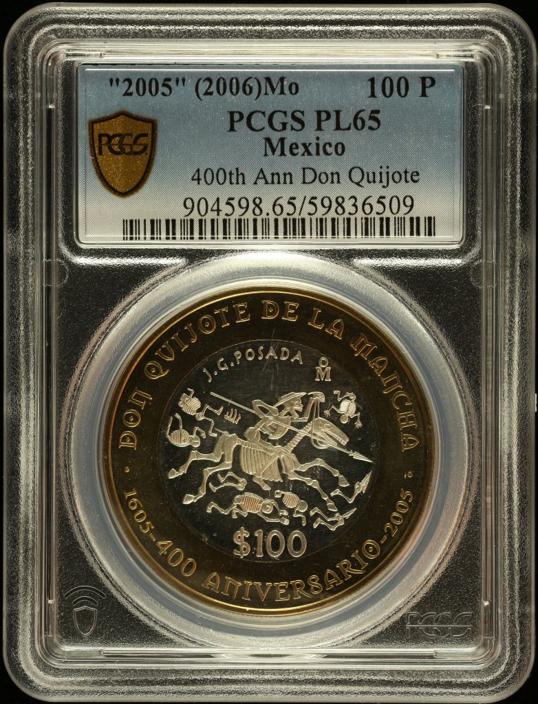 Modern Silver & Minors 100 Peso 2005 Mo PCGS PL65 0146758