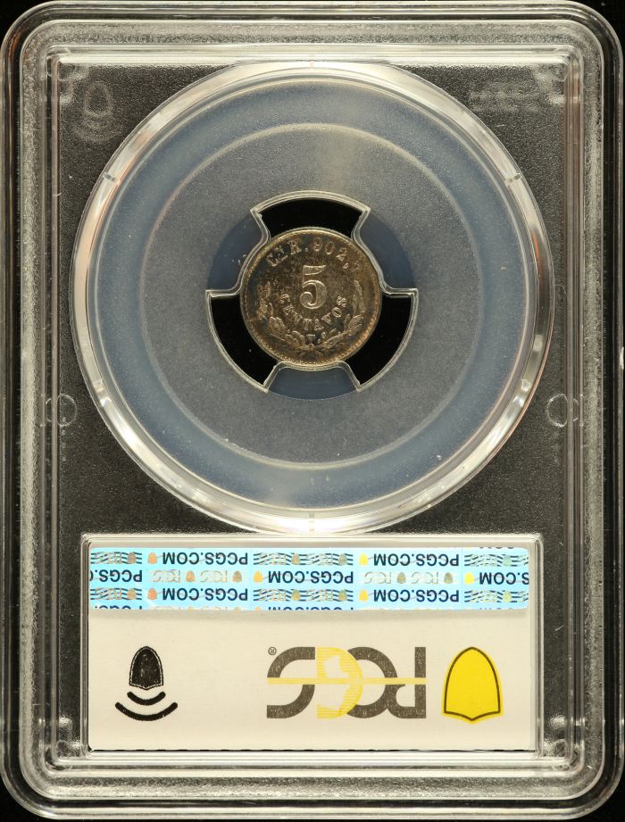 Republic Silver & Minors 5 Centavo 1904 Cn H PCGS MS65 0147194Republic Silver & Minors 5 Centavo 1904 Cn H PCGS MS65 0147194 - Image 2