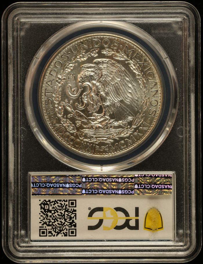 Modern Silver & Minors 2 Peso 1921 Mo KM-462 PCGS MS64 0147047Modern Silver & Minors 2 Peso 1921 Mo KM-462 PCGS MS64 0147047 - Image 2