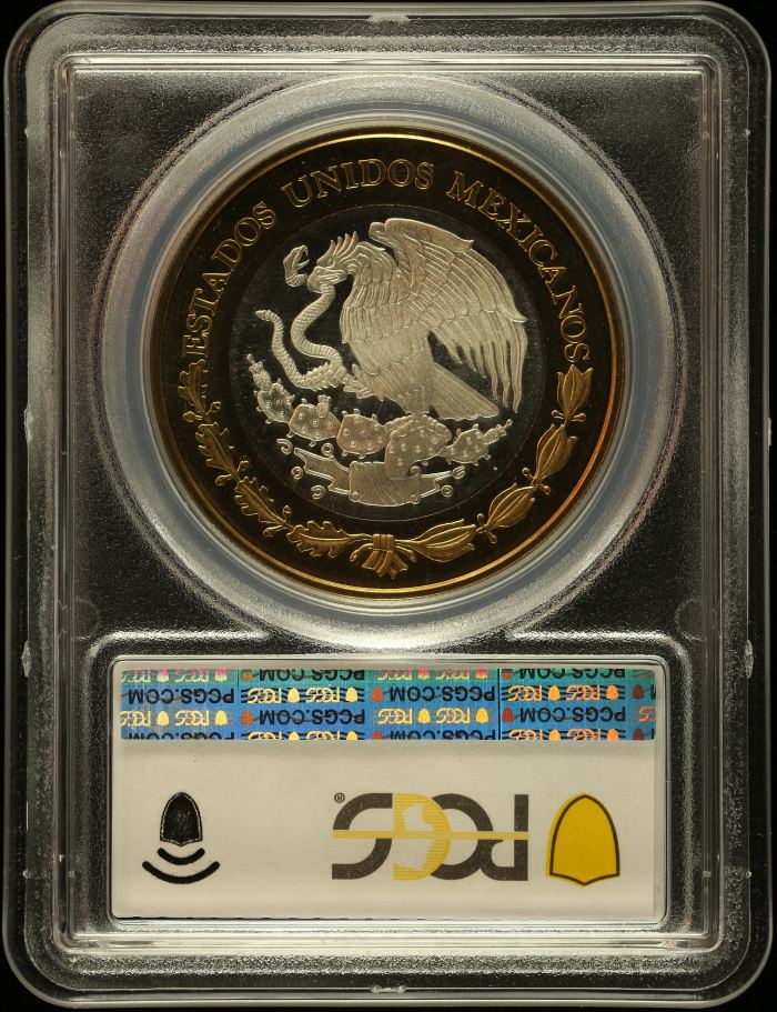 Modern Silver & Minors 100 Peso 2005 Mo PCGS PL65 0146758Modern Silver & Minors 100 Peso 2005 Mo PCGS PL65 0146758 - Image 2