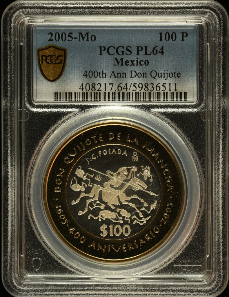 Modern Silver & Minors 100 Peso 2005 Mo PCGS PL64 0146759
