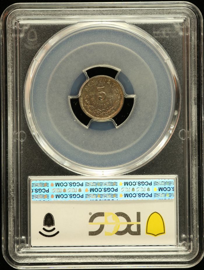 Republic Silver & Minors 5 Centavo 1903 Mo M PCGS MS62 0147199Republic Silver & Minors 5 Centavo 1903 Mo M PCGS MS62 0147199 - Image 2