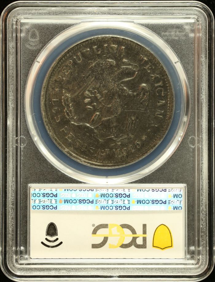 Guerrero 2 Peso 1915 GRO KM-644 PCGS AU53 0146999Guerrero 2 Peso 1915 GRO KM-644 PCGS AU53 0146999 - Image 2