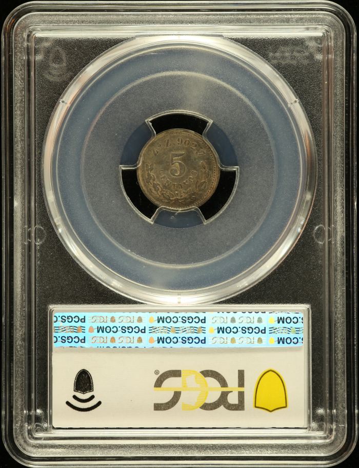 Republic Silver & Minors 5 Centavo 1895 Zs Z PCGS MS62 0147203Republic Silver & Minors 5 Centavo 1895 Zs Z PCGS MS62 0147203 - Image 2
