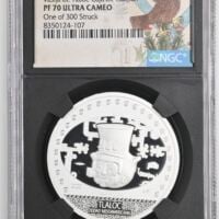 Medals & Tokens Vasija de Tlaloc-Caja de Tizapan Silver 1oz Medal