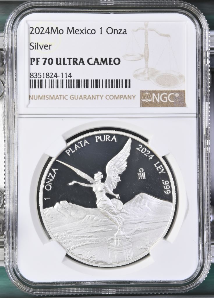 Modern Silver & Minors Onza 2024 Mo NGC PF70 Ultra Cameo 0147980