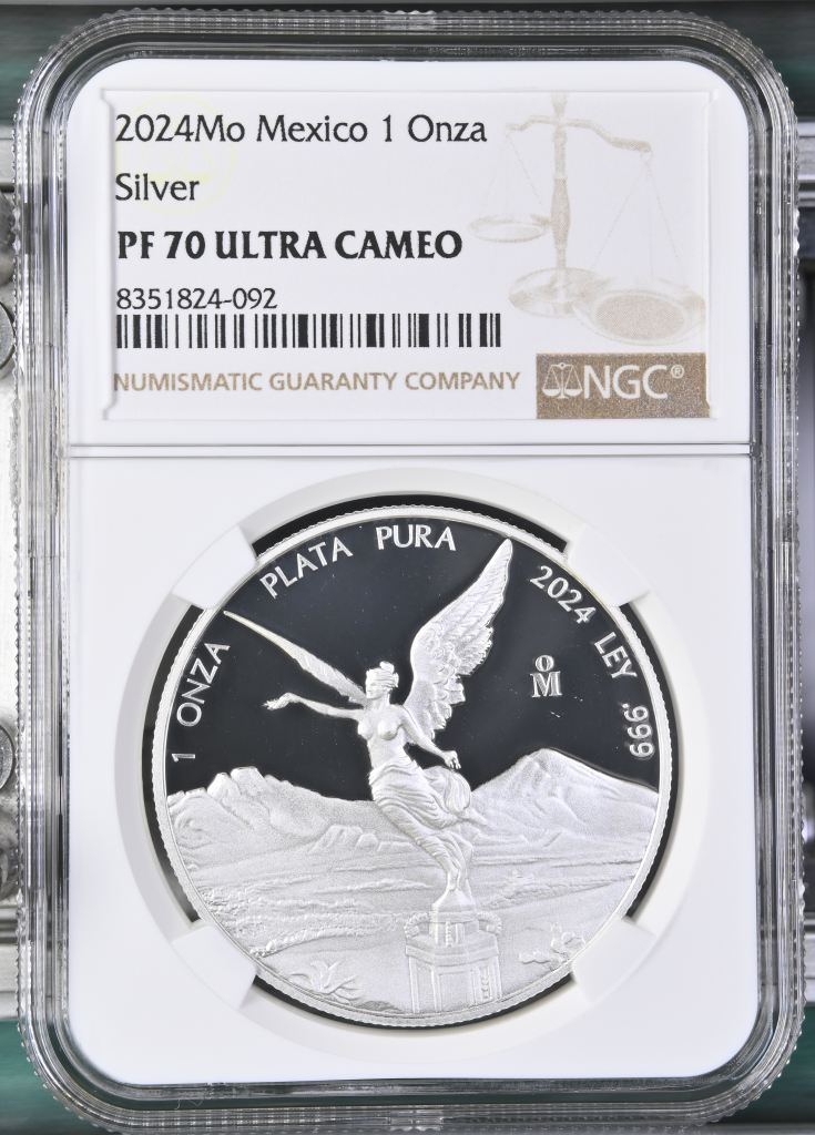 Modern Silver & Minors Onza 2024 Mo NGC PF70 Ultra Cameo 0147981