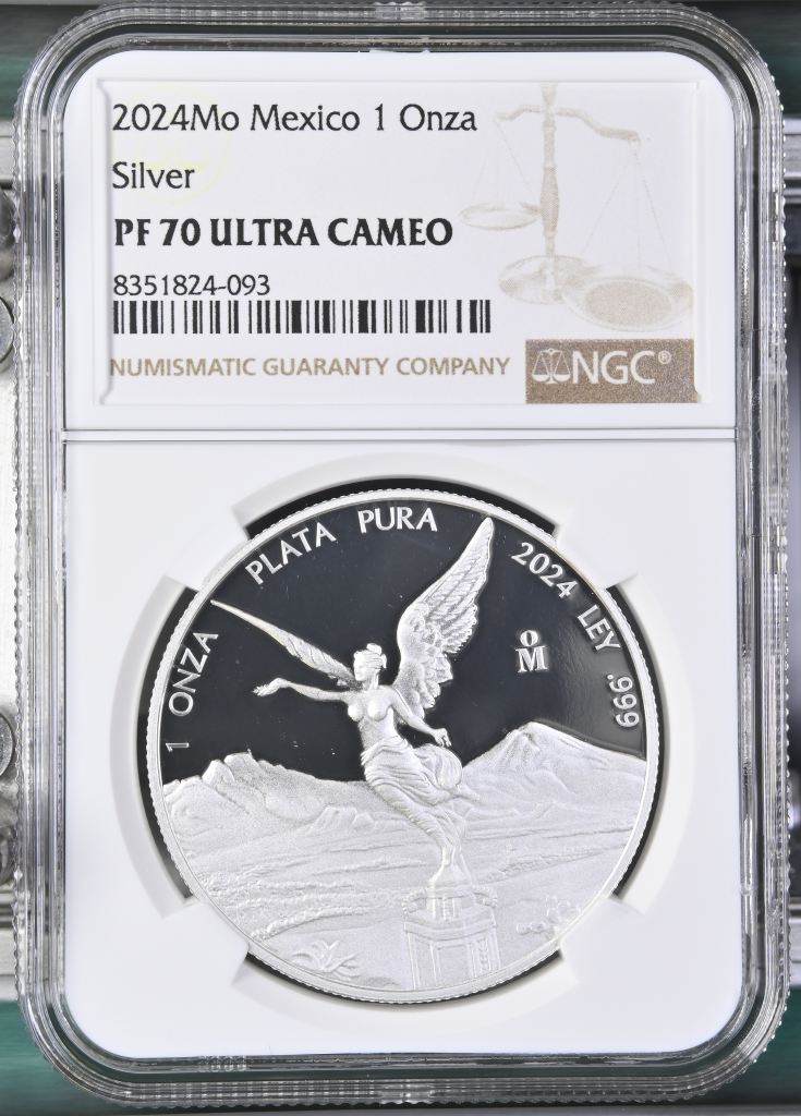 Modern Silver & Minors Onza 2024 Mo NGC PF70 Ultra Cameo 0147982