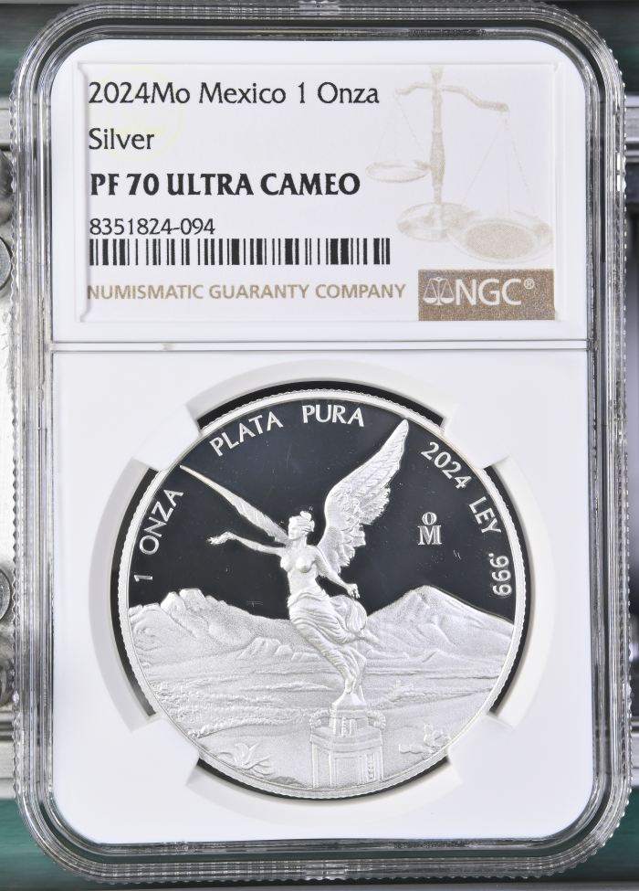 Modern Silver & Minors Onza 2024 Mo NGC PF70 Ultra Cameo 0147983Modern Silver & Minors Onza 2024 Mo NGC PF70 Ultra Cameo 0147983