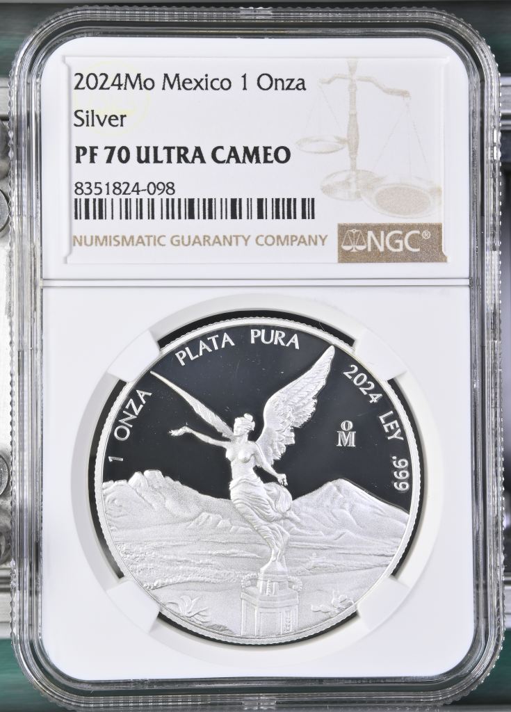 Modern Silver & Minors Onza 2024 Mo NGC PF70 Ultra Cameo 0147987