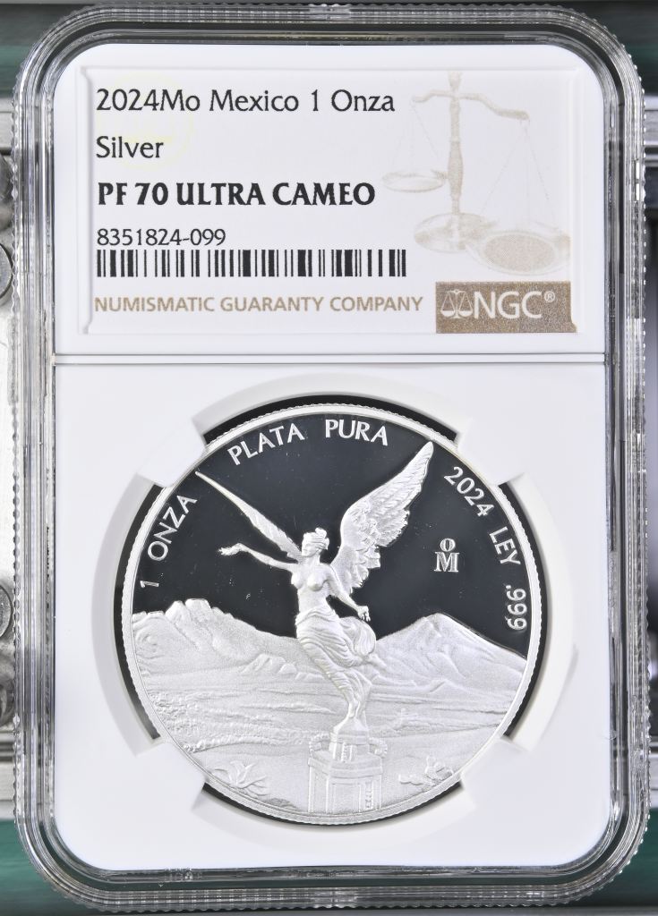 Modern Silver & Minors Onza 2024 Mo NGC PF70 Ultra Cameo 0147988