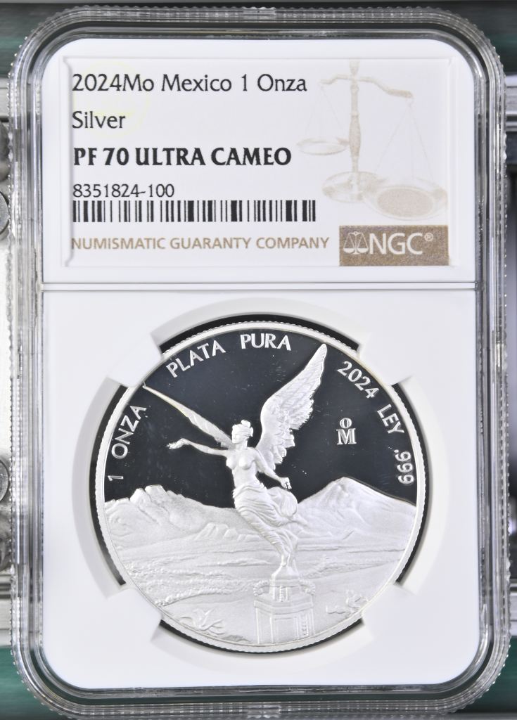 Modern Silver & Minors Onza 2024 Mo NGC PF70 Ultra Cameo 0147989
