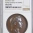France Rome Returns to France Bronze Medal 1809 Bramsen-849 NGC MS63BN 0148223