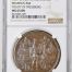 France Treaty of Pressburg Bronze Medal 1809 Bramsen-844 NGC MS65BN 0148238