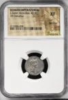Roman Imperatorial L.Valer.Acisculus 45 BC AR Denarius NGC XF 0148567