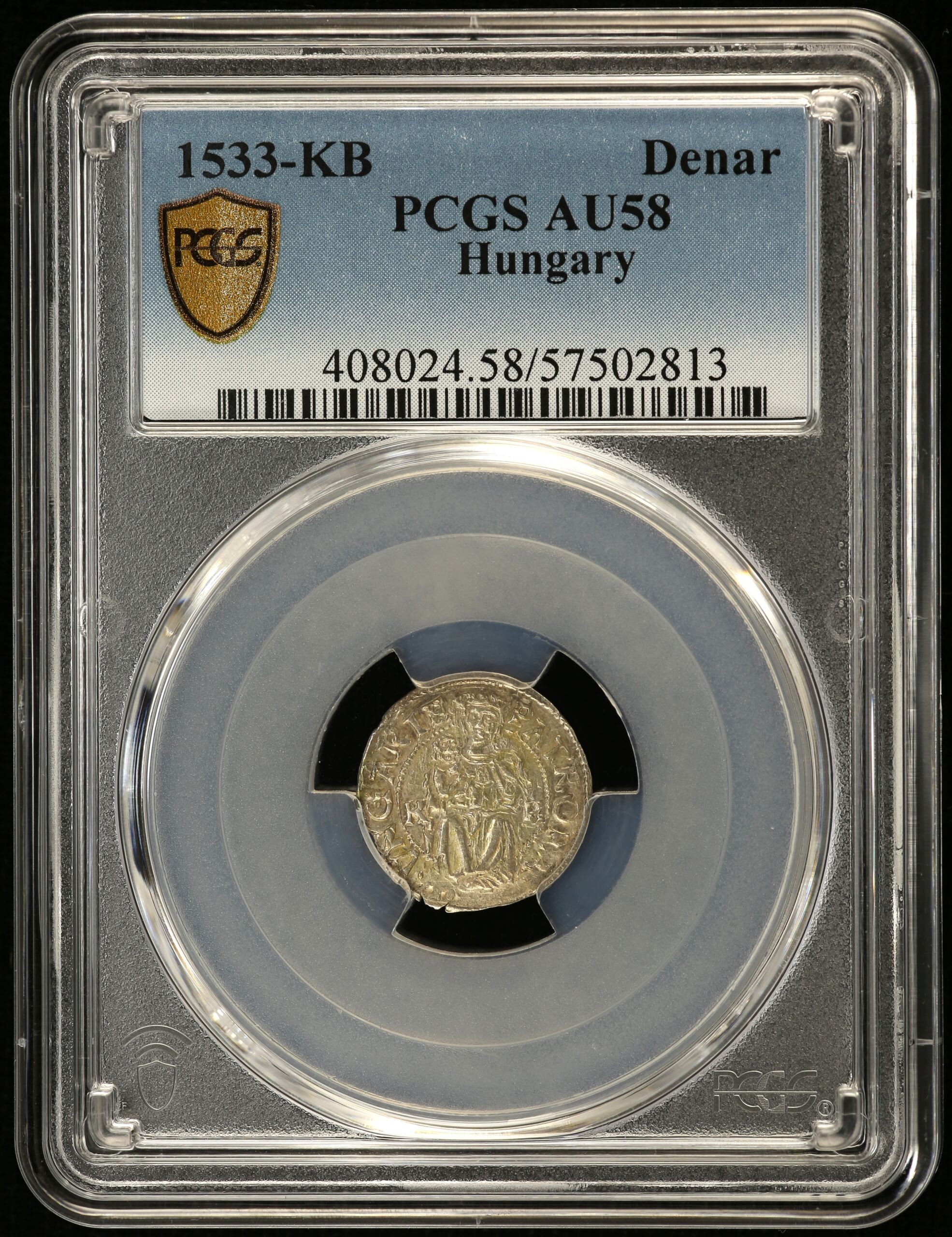 Hungary Denar 1533 KB PCGS AU58 0148602