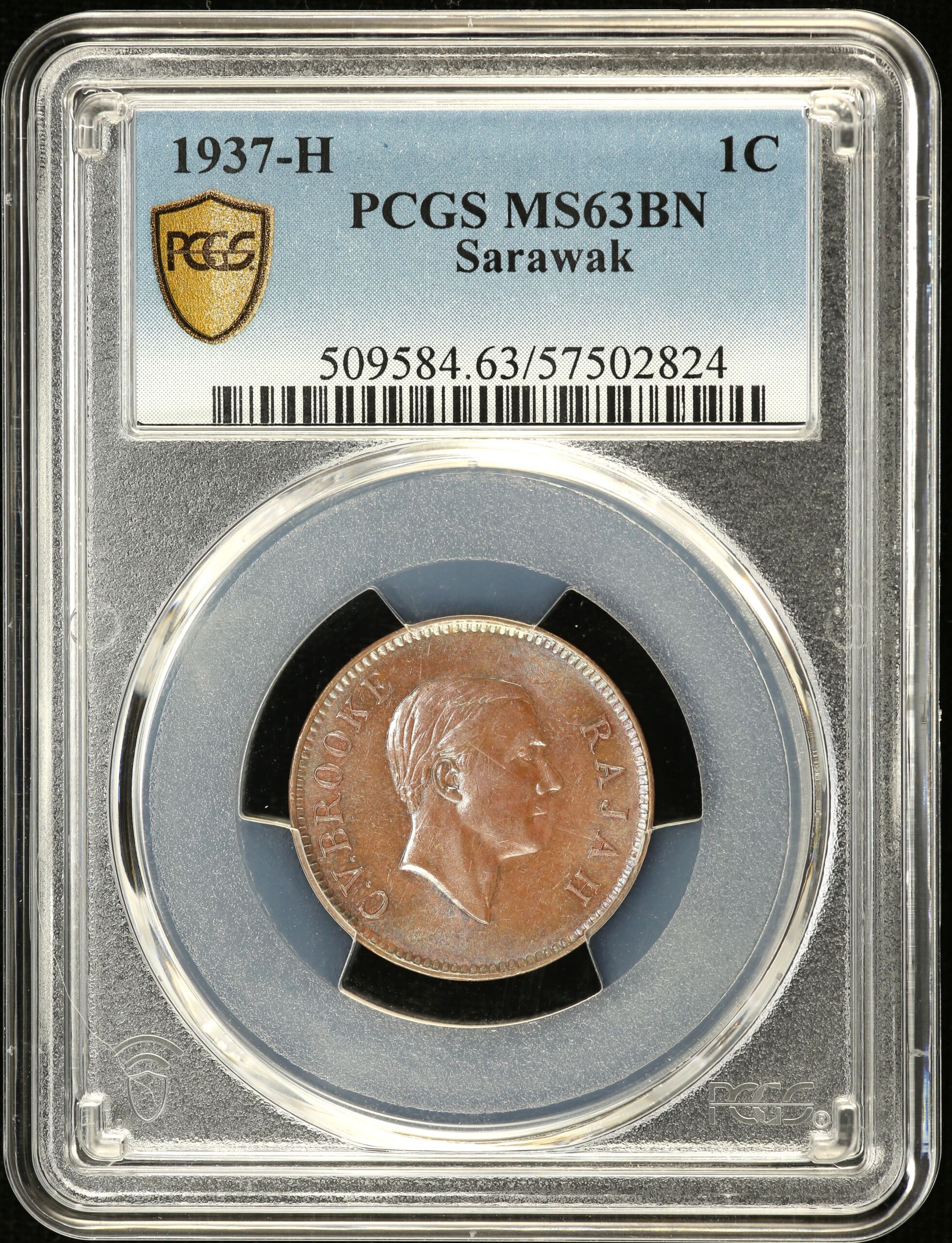Malaysia Cent 1937 H PCGS MS63BN 0148605