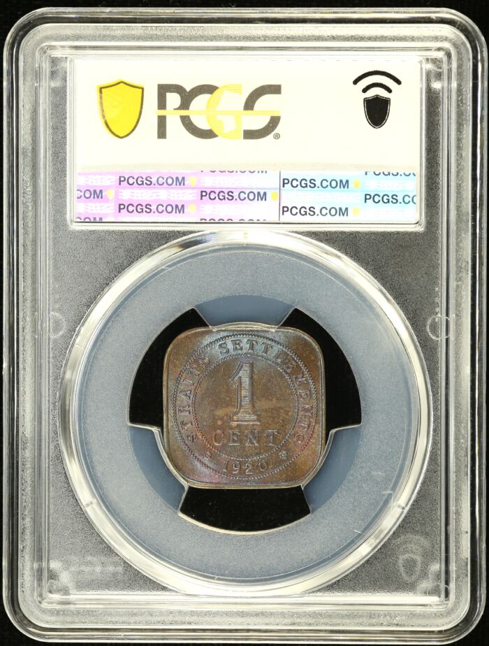 Straits Settlements Cent 1920 PCGS MS64BN 0148627Straits Settlements Cent 1920 PCGS MS64BN 0148627 - Image 2