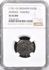 Middle East Syria World Coins Syria Crusader Follis (1101-12) Antioch - Tancred NGC XF45BN 0148629 Syria Crusader Follis (1101-12) Antioch - Tancred NGC XF45BN 0148629