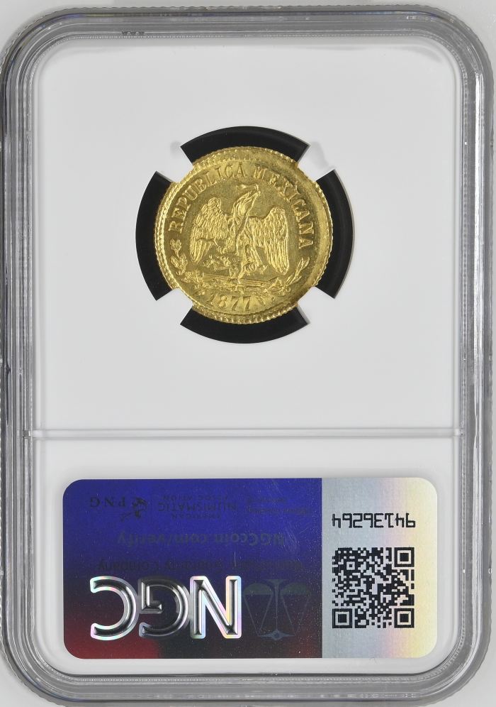 Republic Gold 5 Peso 1977 Zs S/A NGC MS62 0149310Republic Gold 5 Peso 1977 Zs S/A NGC MS62 0149310 - Image 2
