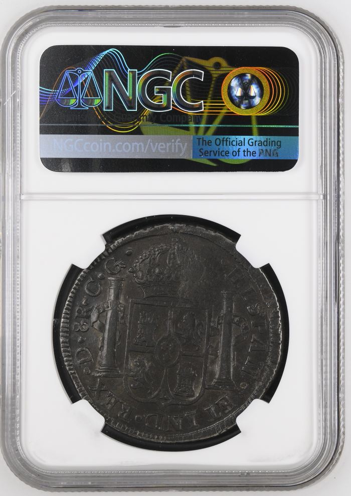 War For Independence 8 Reales 1821 D CG NGC XF45 0149315War For Independence 8 Reales 1821 D CG NGC XF45 0149315 - Image 2