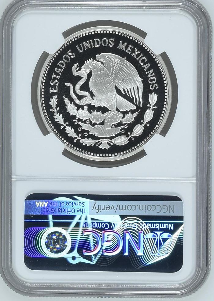 Modern Silver & Minors 100 Peso 1987 Mo NGC PF69 Ultra Cameo 0149362Modern Silver & Minors 100 Peso 1987 Mo NGC PF69 Ultra Cameo 0149362 - Image 2