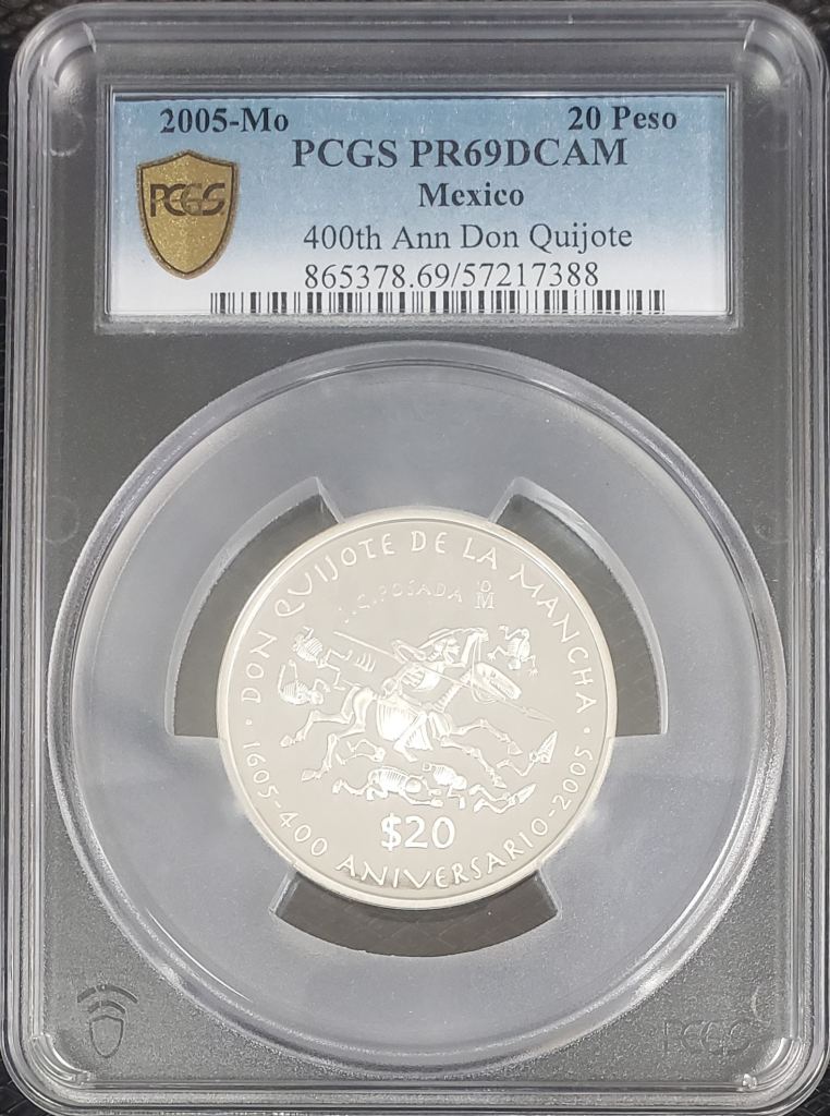 Modern Silver & Minors 20 Peso 2005 Mo PCGS PR69DCAM 0149372