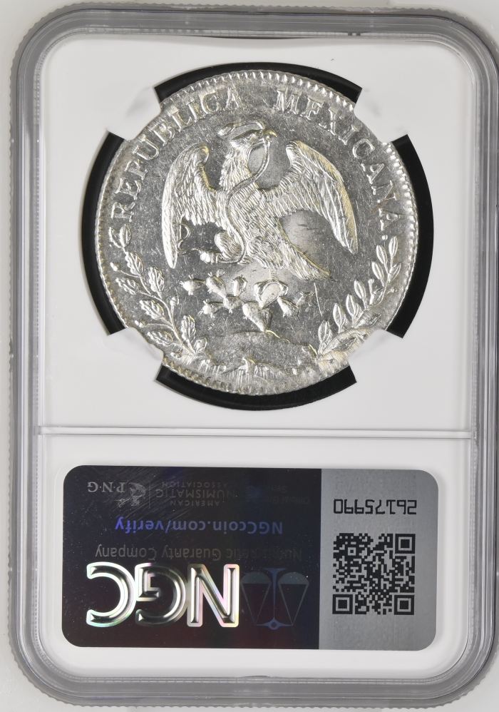 Mexico City 8 Reales 1892 Mo AM NGC MS62 0149482Mexico City 8 Reales 1892 Mo AM NGC MS62 0149482 - Image 2