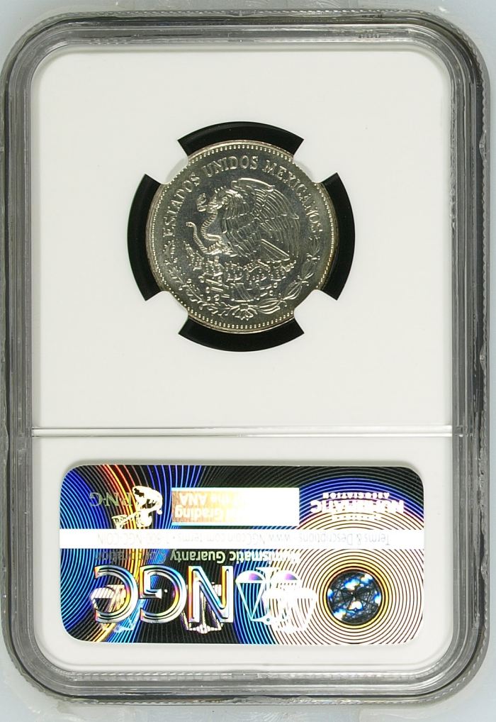 Modern Silver & Minors 25 Peso 1985 Mo NGC MS66 0149492Modern Silver & Minors 25 Peso 1985 Mo NGC MS66 0149492 - Image 2