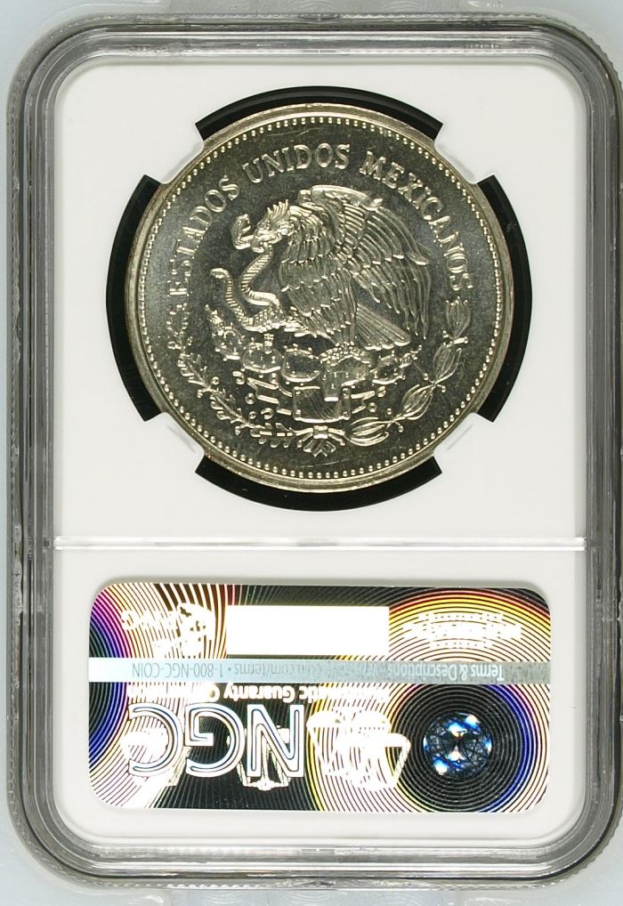 Modern Silver & Minors 100 Peso 1985 Mo NGC MS66 0149494Modern Silver & Minors 100 Peso 1985 Mo NGC MS66 0149494 - Image 2