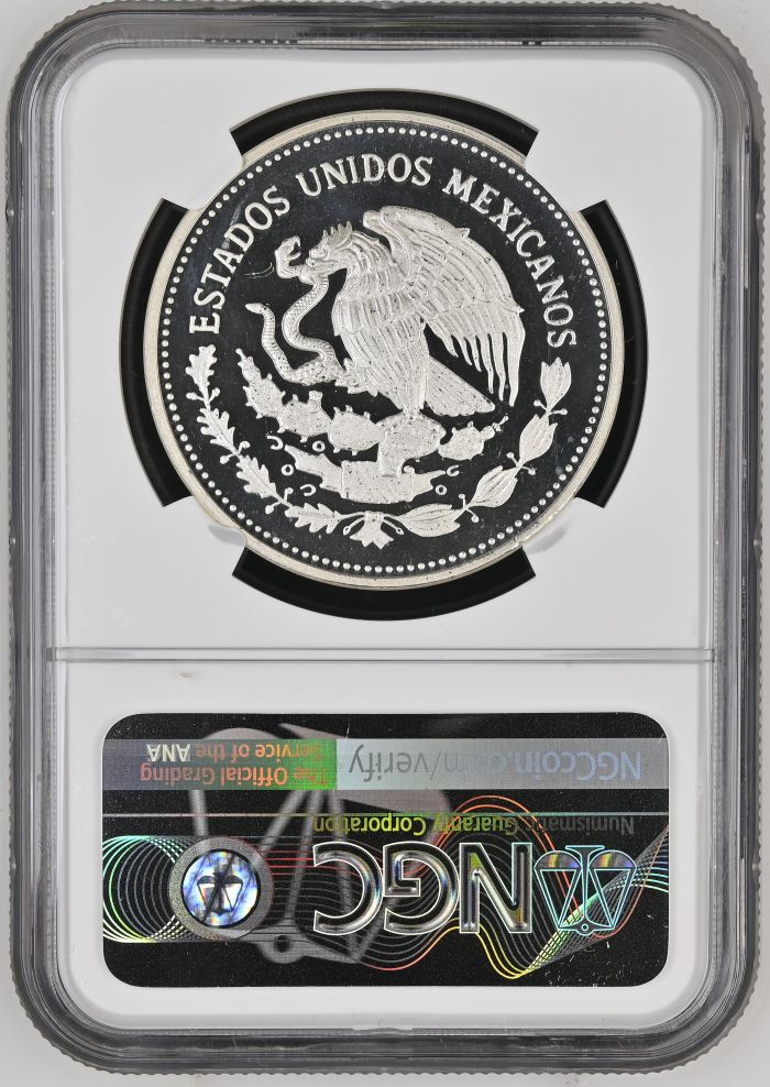 Modern Silver & Minors 100 Peso 1985 Mo NGC PF69 Ultra Cameo 0149495Modern Silver & Minors 100 Peso 1985 Mo NGC PF69 Ultra Cameo 0149495 - Image 2