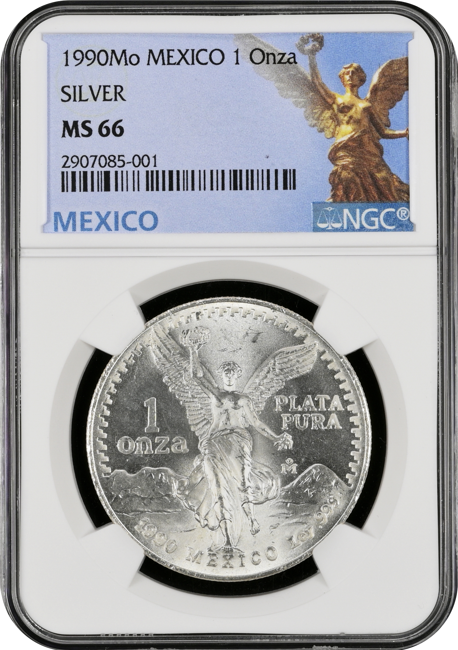 Modern Silver & Minors Onza 1990 Mo NGC MS66 0149497