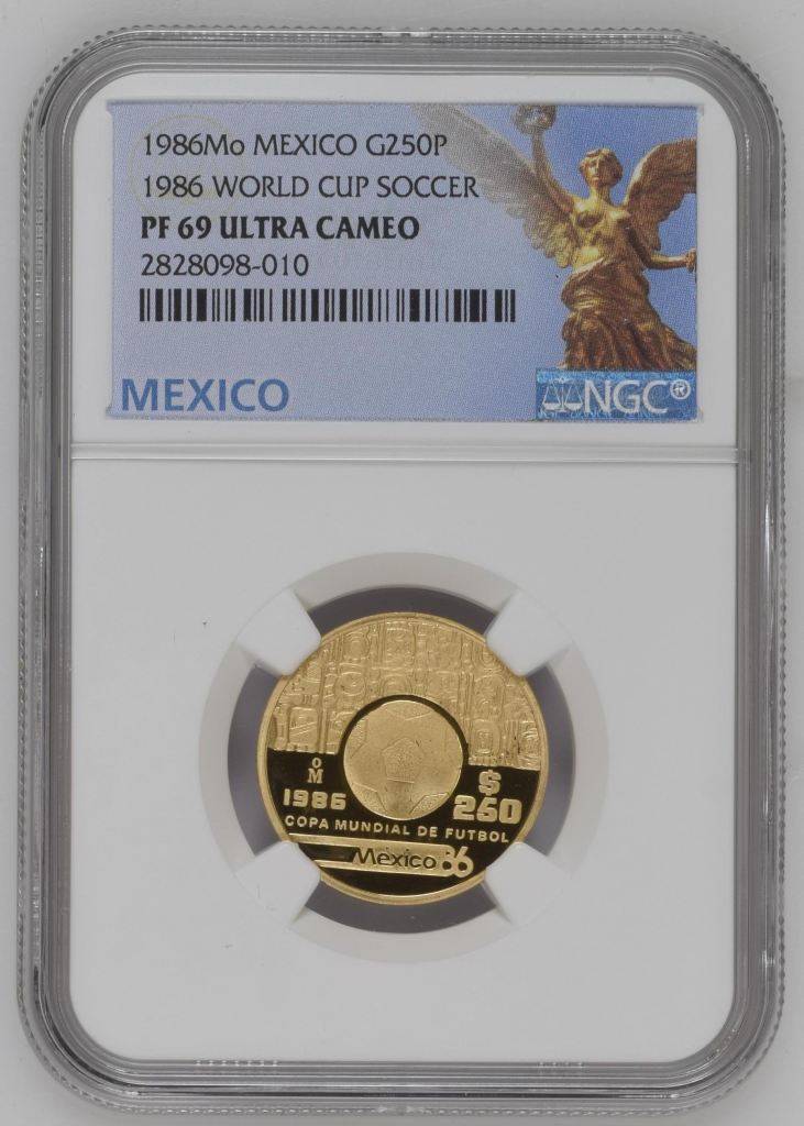 Modern Gold 250 Peso 1986 Mo NGC PF69 Ultra Cameo 0149499