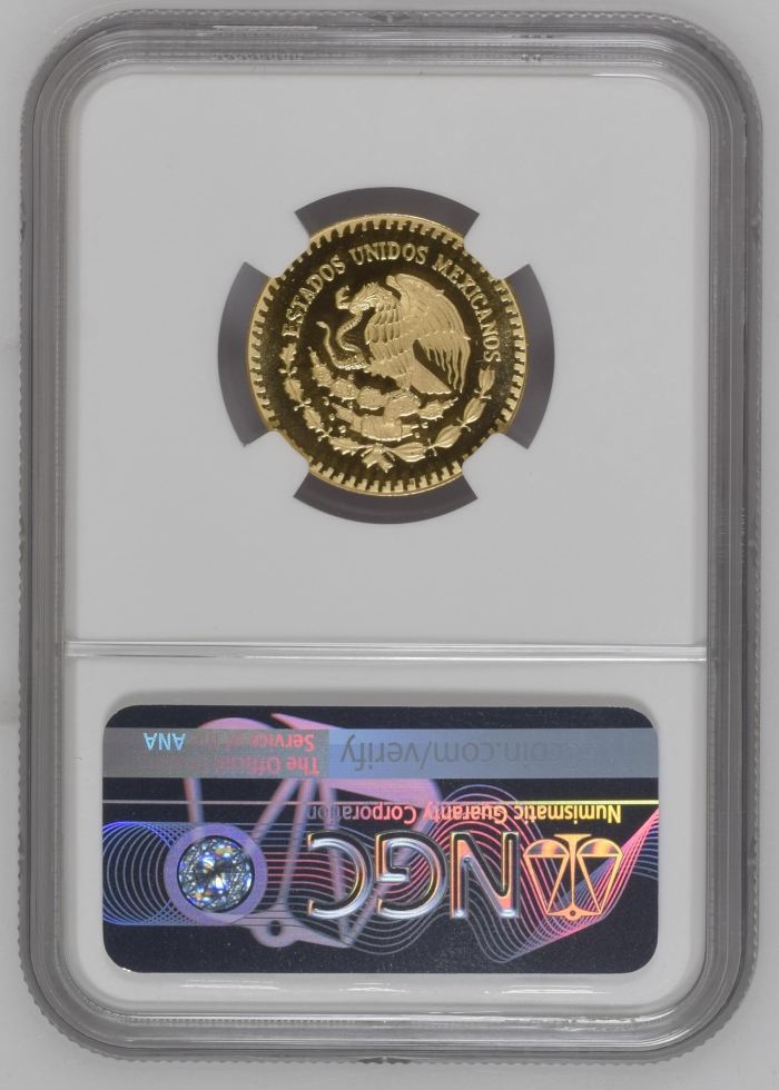 Modern Gold 250 Peso 1986 Mo NGC PF69 Ultra Cameo 0149499Modern Gold 250 Peso 1986 Mo NGC PF69 Ultra Cameo 0149499 - Image 2