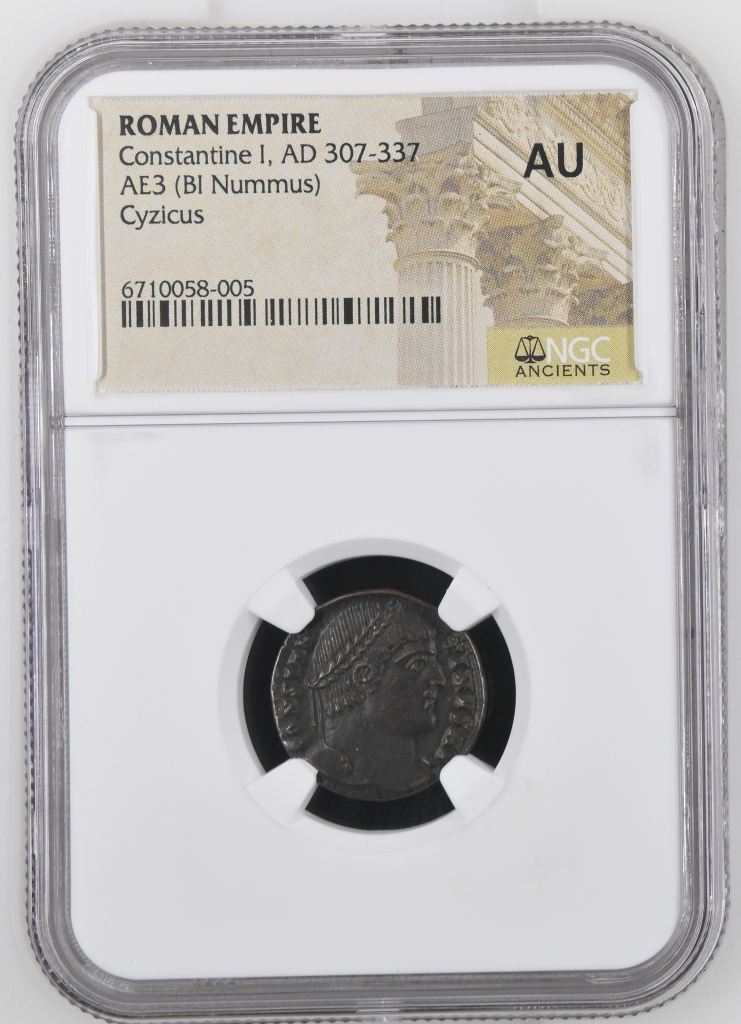 Roman Imperial Cyzicus Constantine I 307-337 AD AE 3 NGC AU 0149587