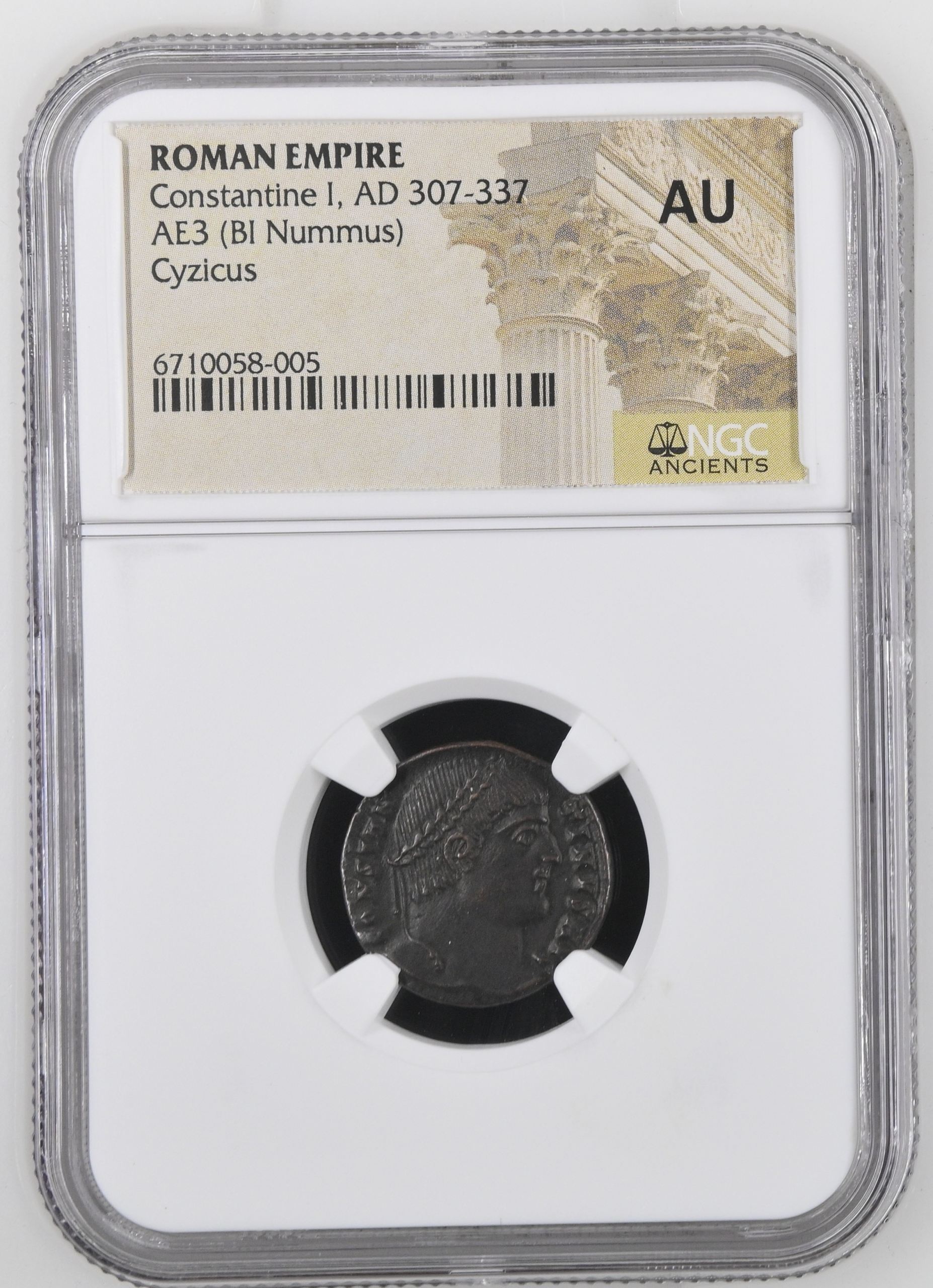 Roman Imperial Cyzicus Constantine I 307-337 AD AE 3 NGC AU 0149587