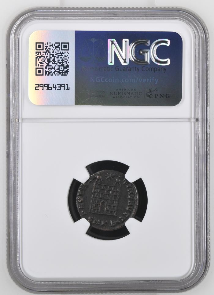 Roman Imperial Cyzicus Constantine I 307-337 AD AE 3 NGC AU 0149587Roman Imperial Cyzicus Constantine I 307-337 AD AE 3 NGC AU 0149587 - Image 2