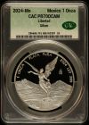 Modern Silver & Minors Onza 2024 Mo CAC PR70DCAM 0147285