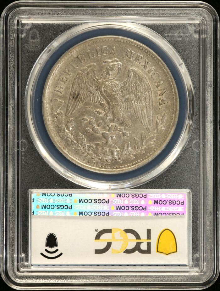 Republic Silver & Minors Peso 1903/2 Zs FZ KM-409.3 PCGS AU53 0149342Republic Silver & Minors Peso 1903/2 Zs FZ KM-409.3 PCGS AU53 0149342 - Image 2