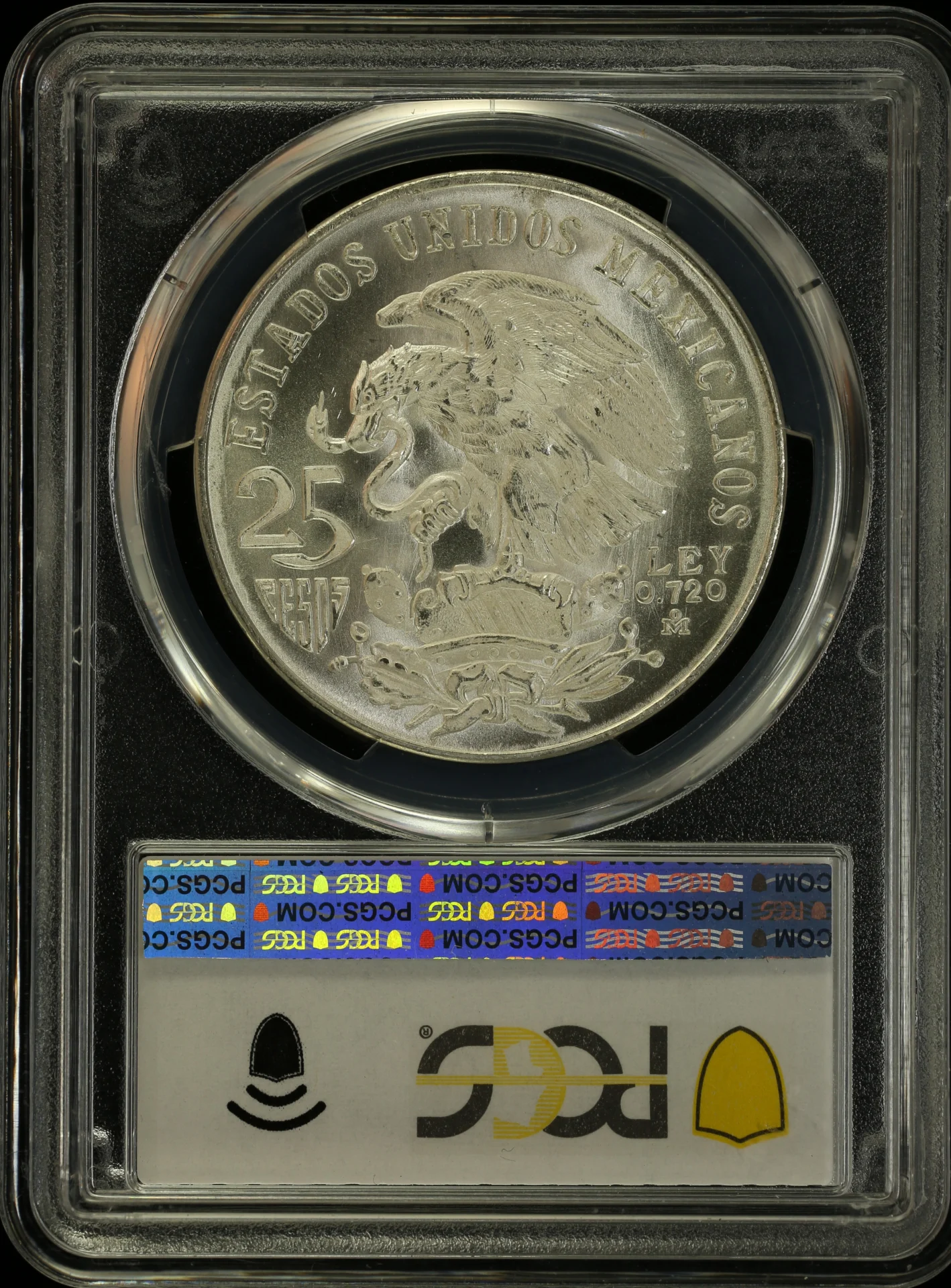 25 Peso Mexican Coins Modern Silver & Minors Modern Silver & Minors 25 Peso 1968 Mo KM-479.1 PCGS MS68 0148437 Modern Silver & Minors 25 Peso 1968 Mo KM-479.1 PCGS MS68 0148437Modern Silver & Minors 25 Peso 1968 Mo KM-479.1 PCGS MS68 0148437 - Image 2