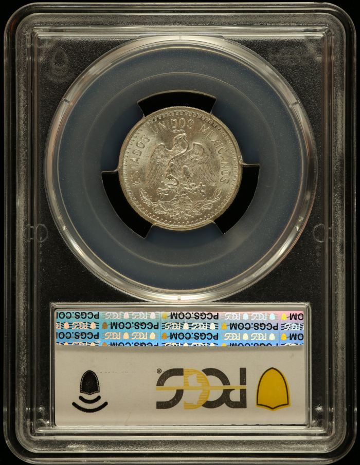 Modern Silver & Minors 20 Centavo 1907 M PCGS MS64 0147265Modern Silver & Minors 20 Centavo 1907 M PCGS MS64 0147265 - Image 2