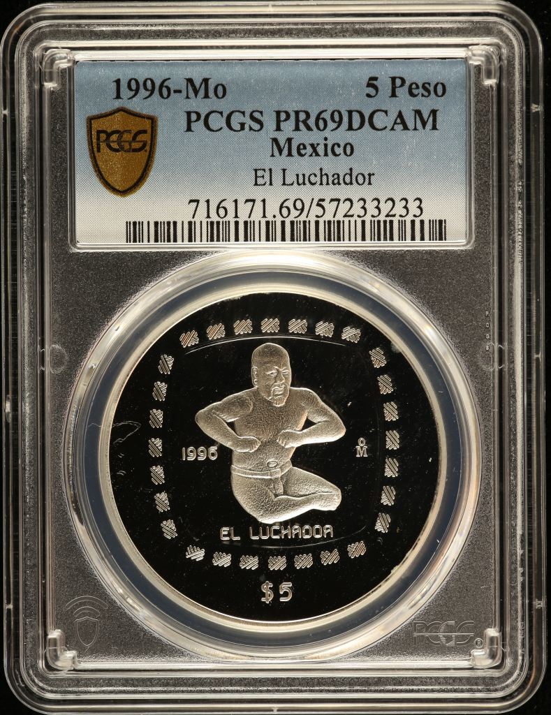 Modern Silver & Minors 5 Peso 1996 Mo PCGS PR69DCAM 0149285