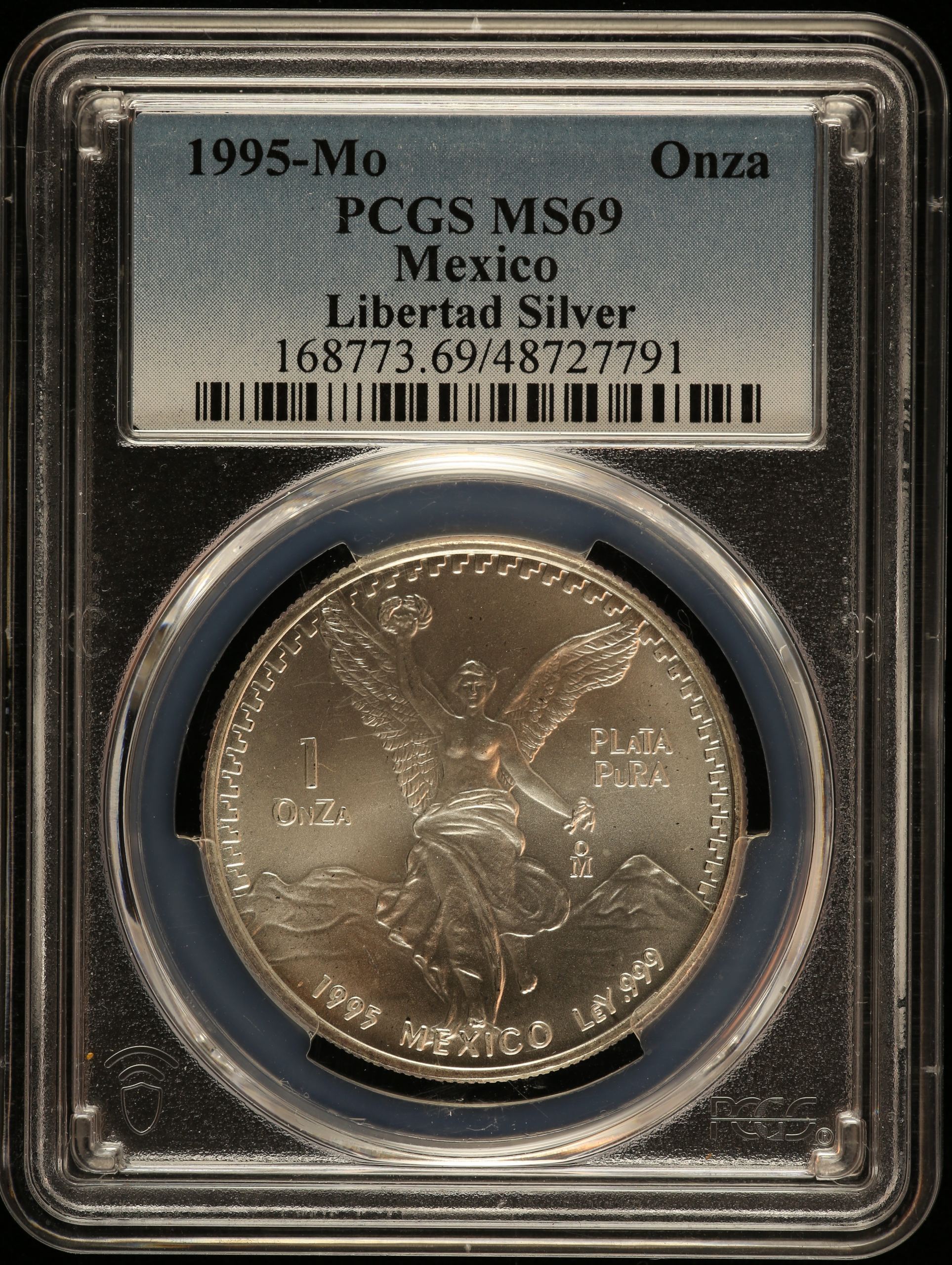 Modern Silver & Minors Onza 1995 Mo PCGS MS69 0149363