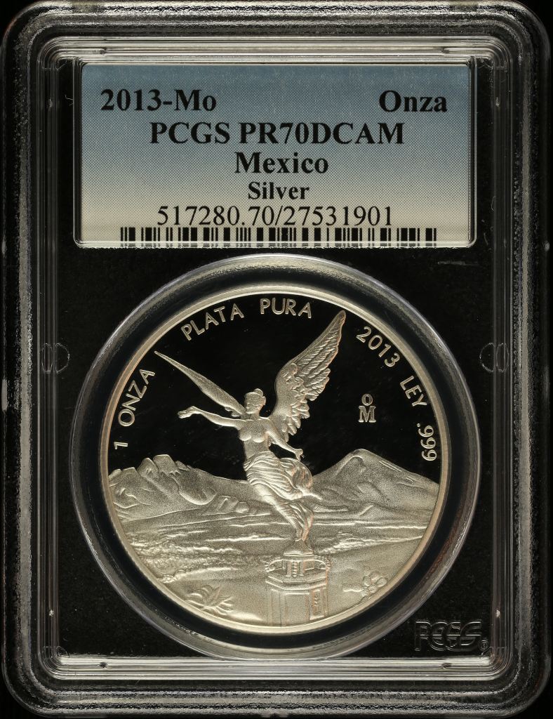 Modern Silver & Minors Onza 2013 Mo PCGS PR70DCAM 0148246